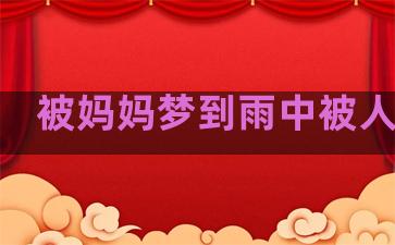 被妈妈梦到雨中被人打死